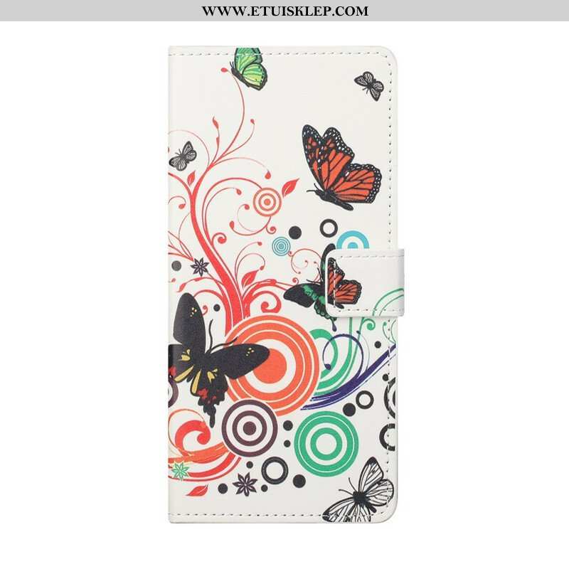 Etui Na Telefon Pokrowce do Poco M3 Pro 5G Motyle